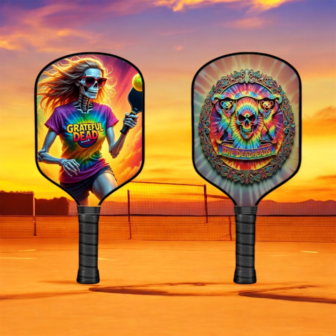 Grateful Dead Drops - Cherise - Pickleball Paddle pickleball product, supplier image 1