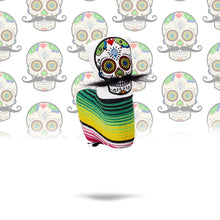 Mustache Sugar Skull - Blade Putter Cover White, product image 12