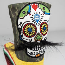 Mustache Sugar Skull - Blade Putter Cover Green Camo, product image 9