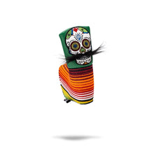 Mustache Sugar Skull - Blade Putter Cover Green, product image 1
