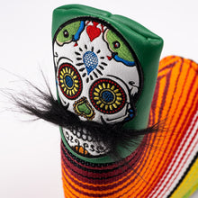 Mustache Sugar Skull - Blade Putter Cover Green, product image 2