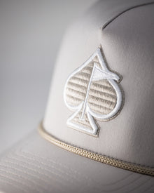 Perforated Rope Hat - Bone, product image 2
