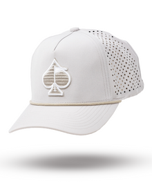 Perforated Rope Hat - Bone, product image 1