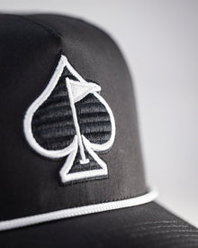 Perforated Rope Hat - Black, product image 2