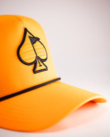Perforated Rope Hat - Highlighter Orange, product image 2