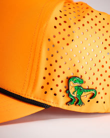 Perforated Rope Hat - Highlighter Orange, product image 3