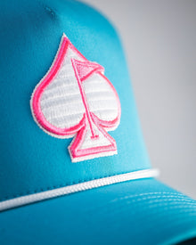 Perforated Rope Hat - Baby Blue, product image 5