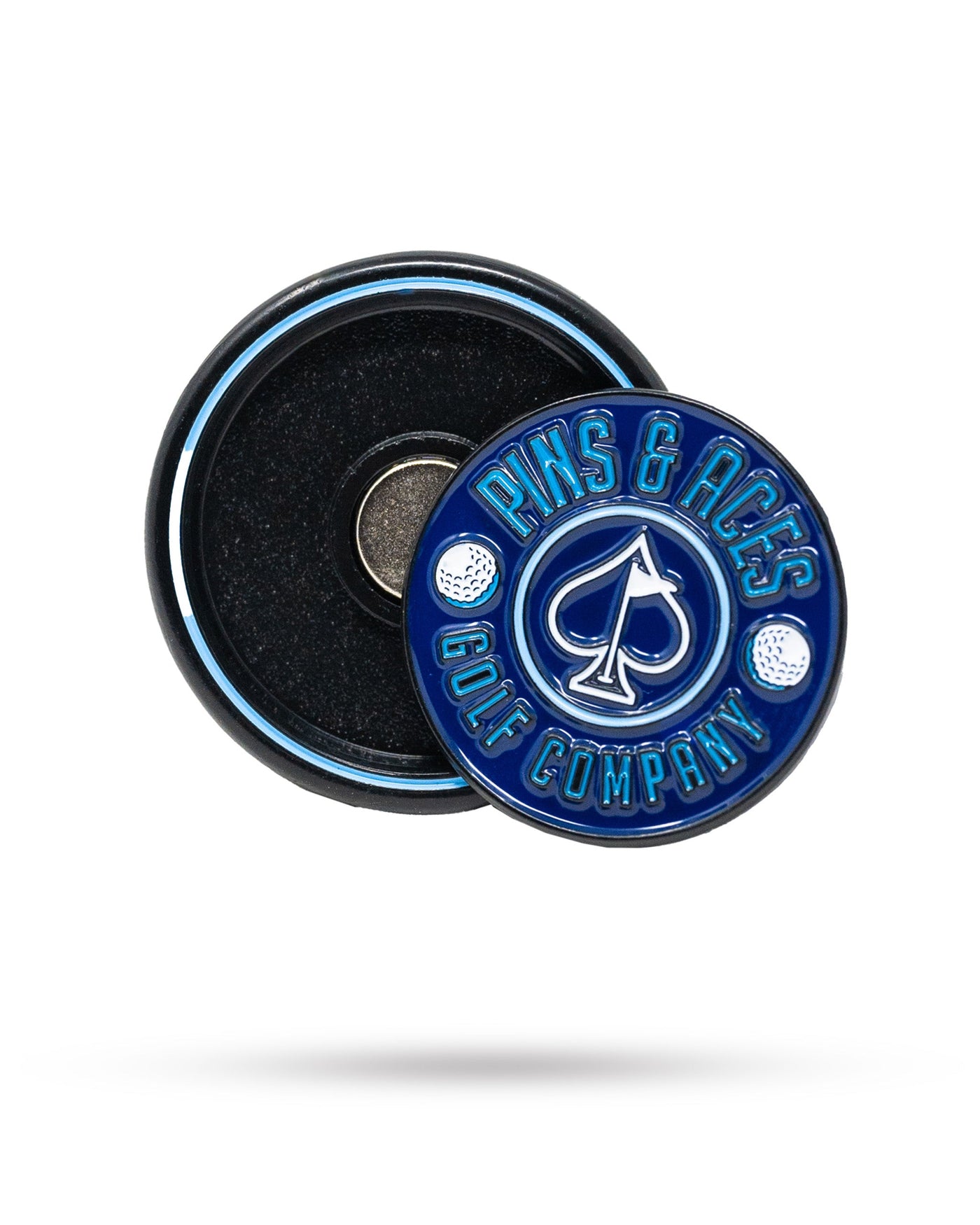 Pop Out Medallion Ball Marker - Navy, product image 2