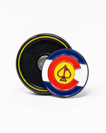 Pop Out Medallion Ball Marker - Colorado, product image 4
