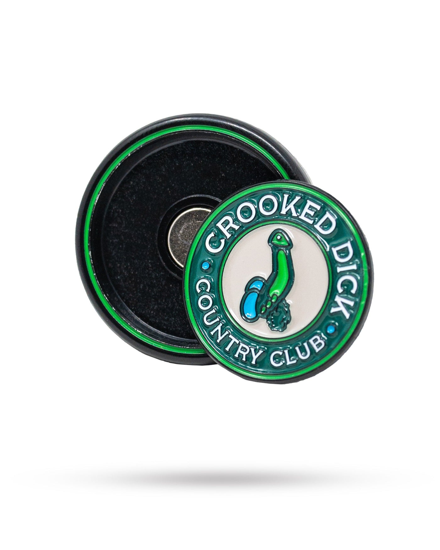 Pop Out Medallion Ball Marker - Crooked Dick, product image 2