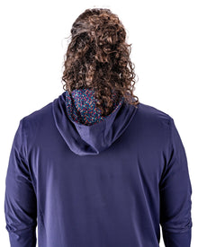 Performance Golf Hoodie - Lavender Flower Power, product image 4