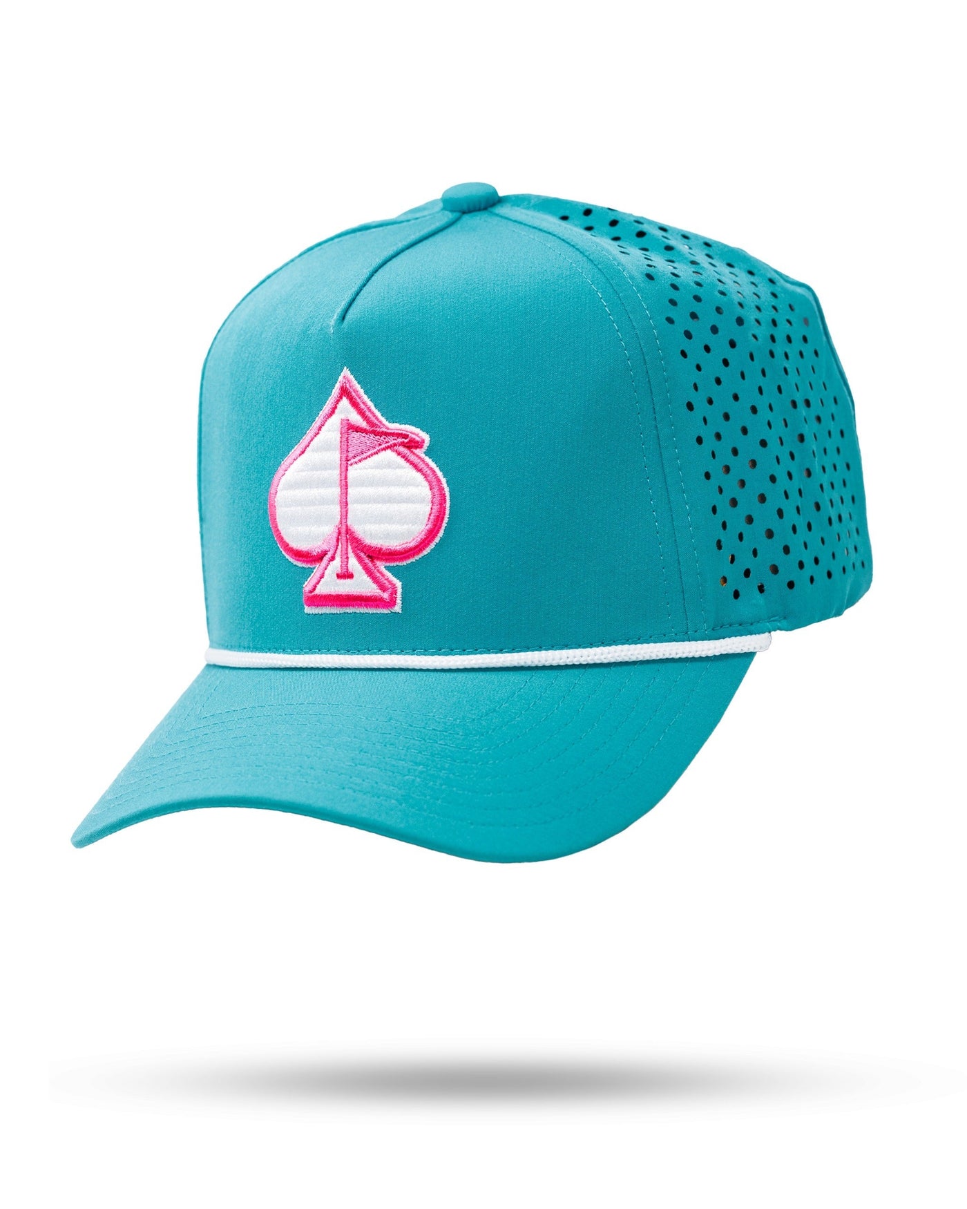 Perforated Rope Hat - Baby Blue, product image 1