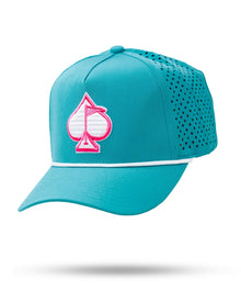 Perforated Rope Hat - Baby Blue, product image 1