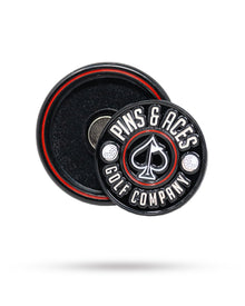 Pop Out Medallion Ball Marker - Black, product image 1