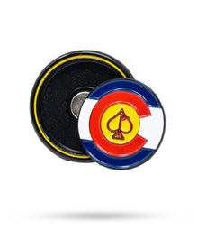 Pop Out Medallion Ball Marker - Colorado, product image 1