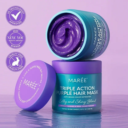 Purple Mask for Blonde Hair