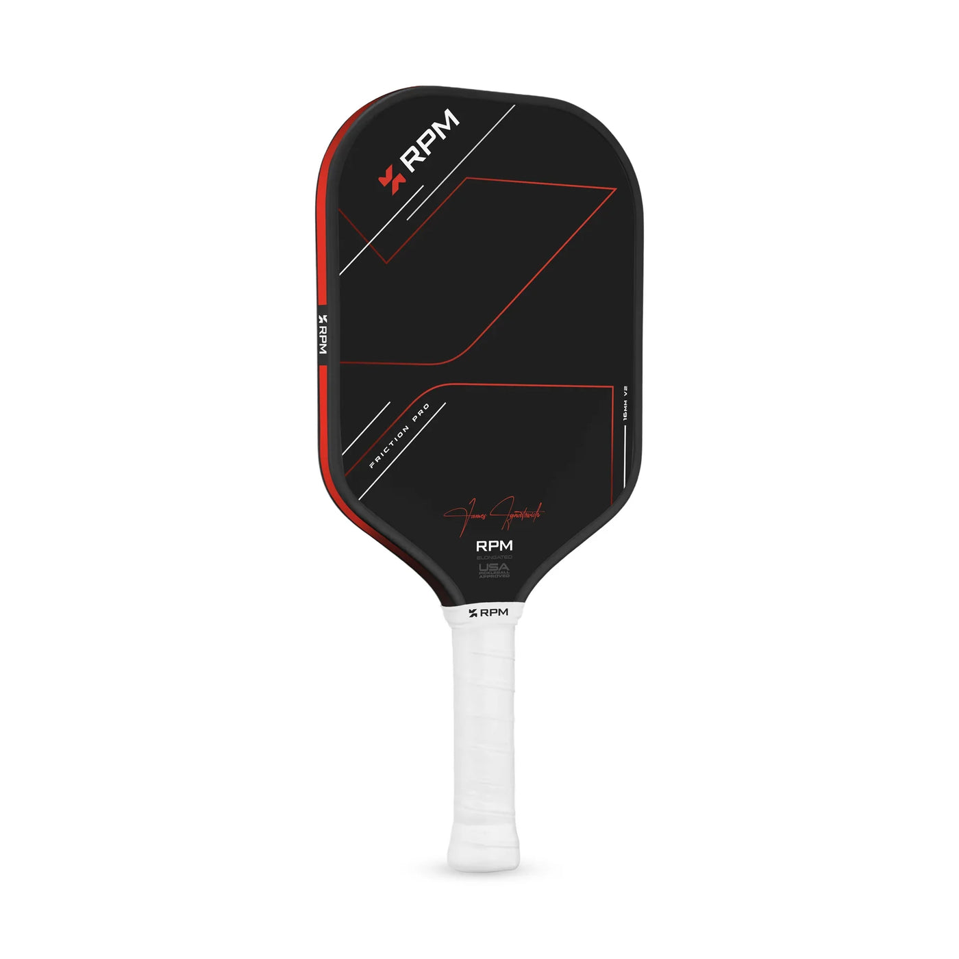 RPM FRICTION PRO 16MM ELONGATED V2 Pickleball Paddle pickleball product, supplier image 1