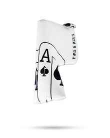 White Out Ace of Spades - Blade Putter Cover, product image 1