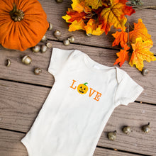 Pumpkin Love Short-Sleeve Romper