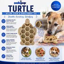 Turtle Nylon Chew Toy - Ultra-Durable Enrichment Toy for Power Chewers USA