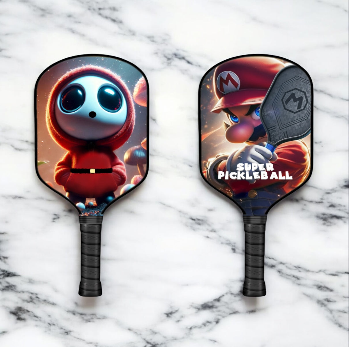 Shy Guy - Mario Brothers - Pickleball Paddle pickleball product, supplier image 1