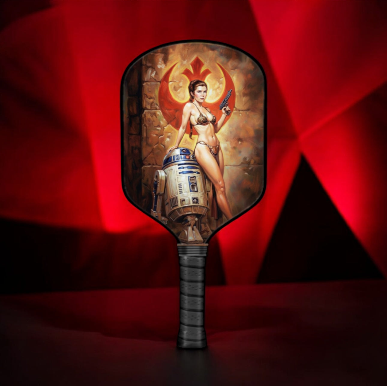 Star Wars - Special Edition Princess Leia & R2D2 - Pickleball Paddle pickleball paddle design, product view 1