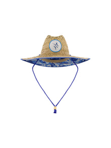 Marlin straw hat with water-camo design
