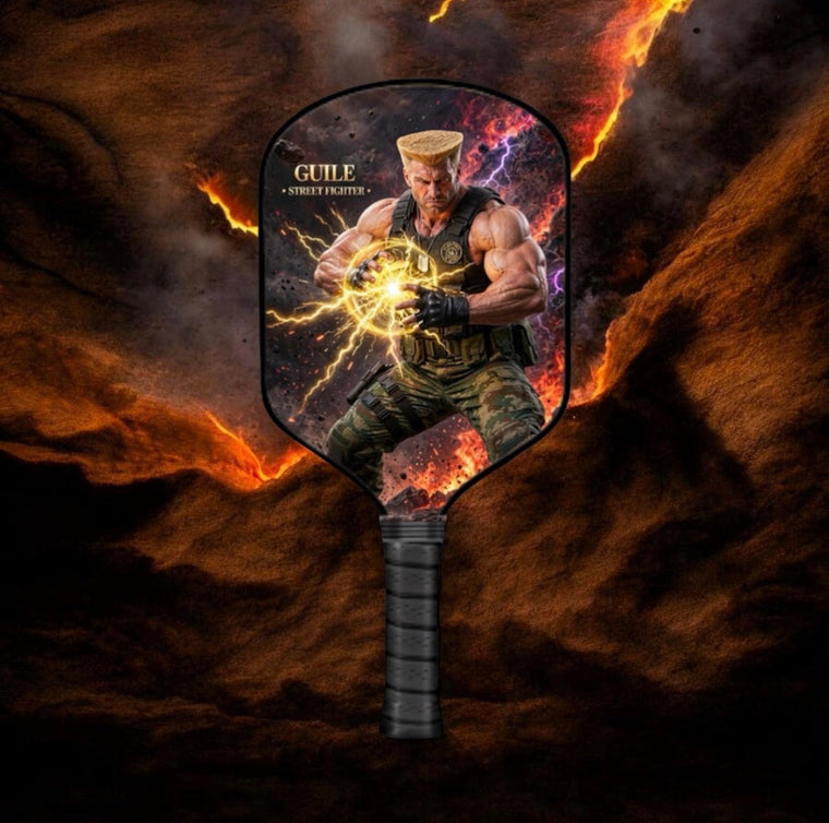 Street Fighter - Guile - Pickleball Paddle pickleball product, supplier image 1