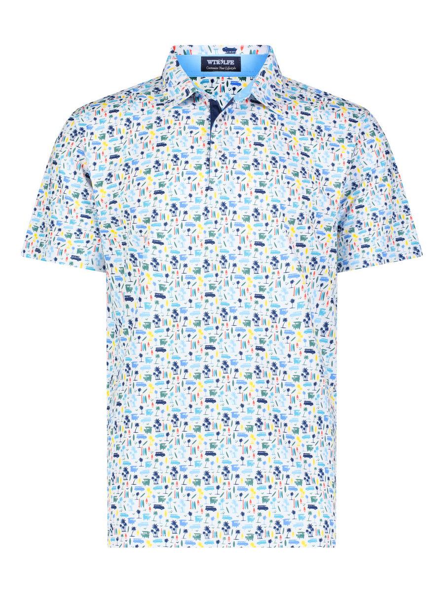Surfs up Performance Polo