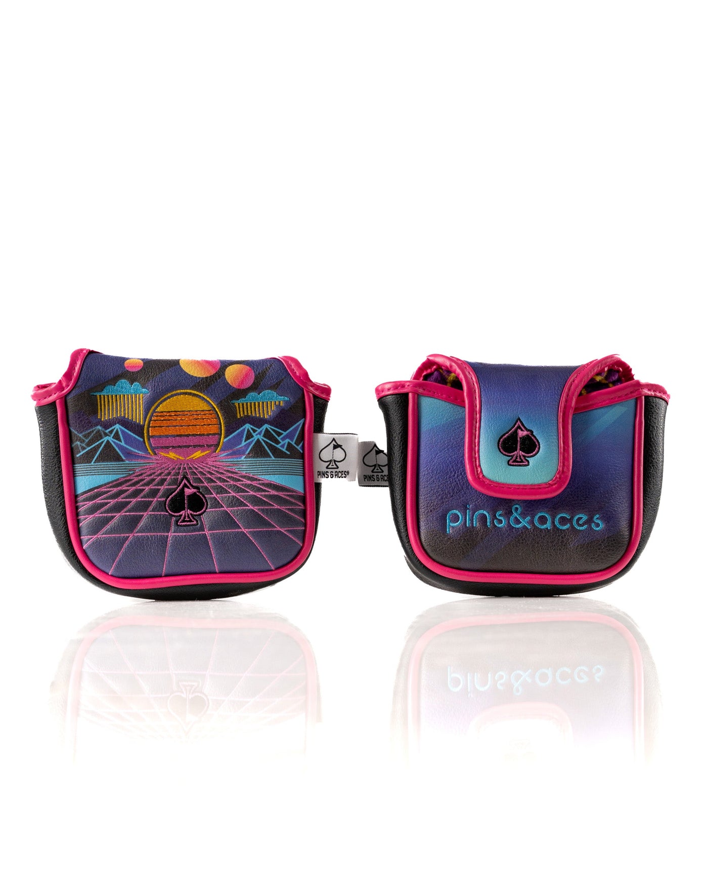 Synthwave - Mallet Putter Cover, product image 1