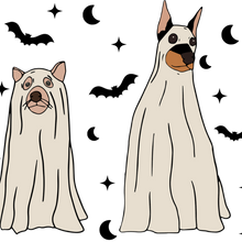 Ghost Dogs Halloween Glass Cups, product image 1