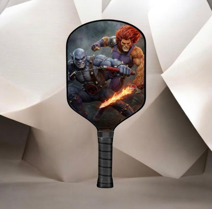 Thundercats - Lion-O & Panthro - Pickleball Paddle pickleball product, supplier image 1