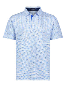 Tuna Performance Polo Light Blue Navy