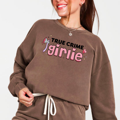True Crime Girlie Book Lover Sweatshirt