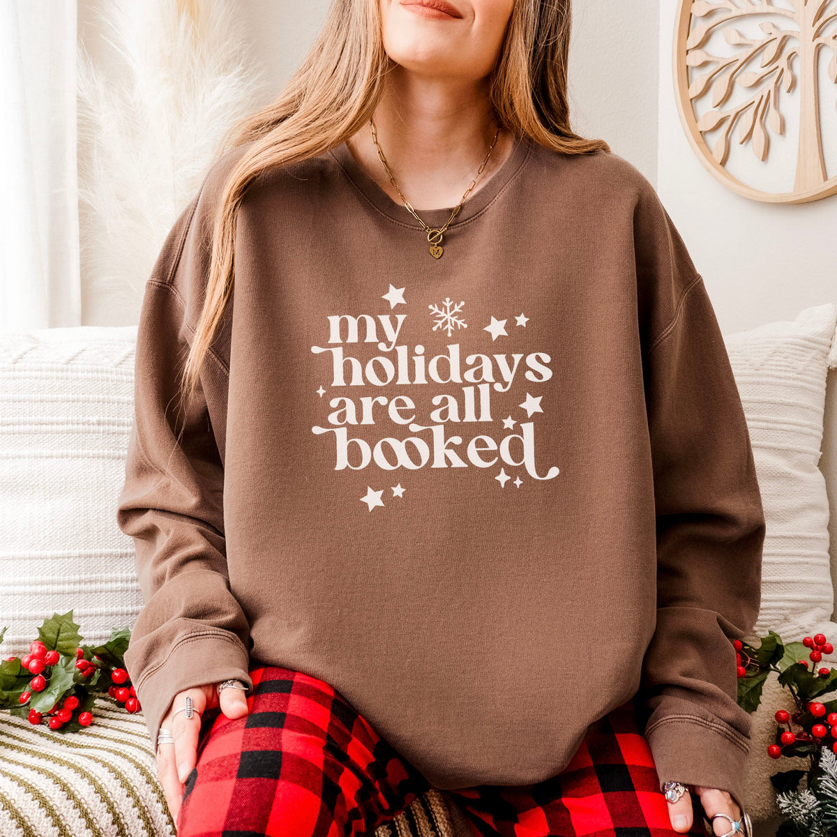 My Holidays Are All Booked Book Lover Sweatshirt