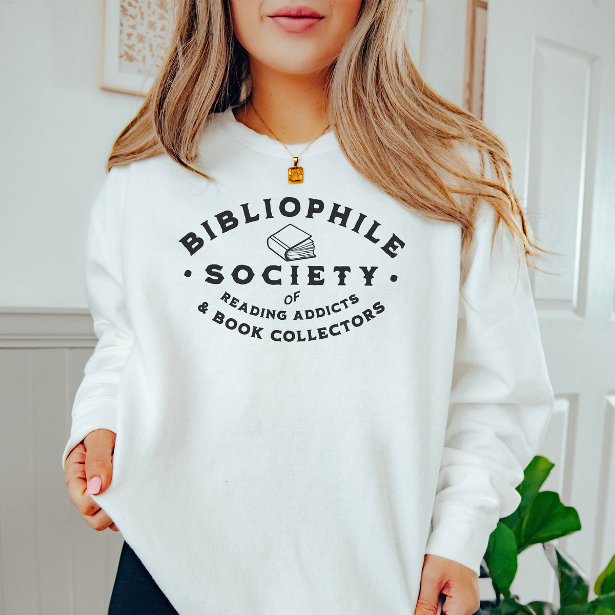 Bibliophile Society Book Lover Sweatshirt