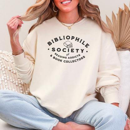 Bibliophile Society Book Lover Sweatshirt