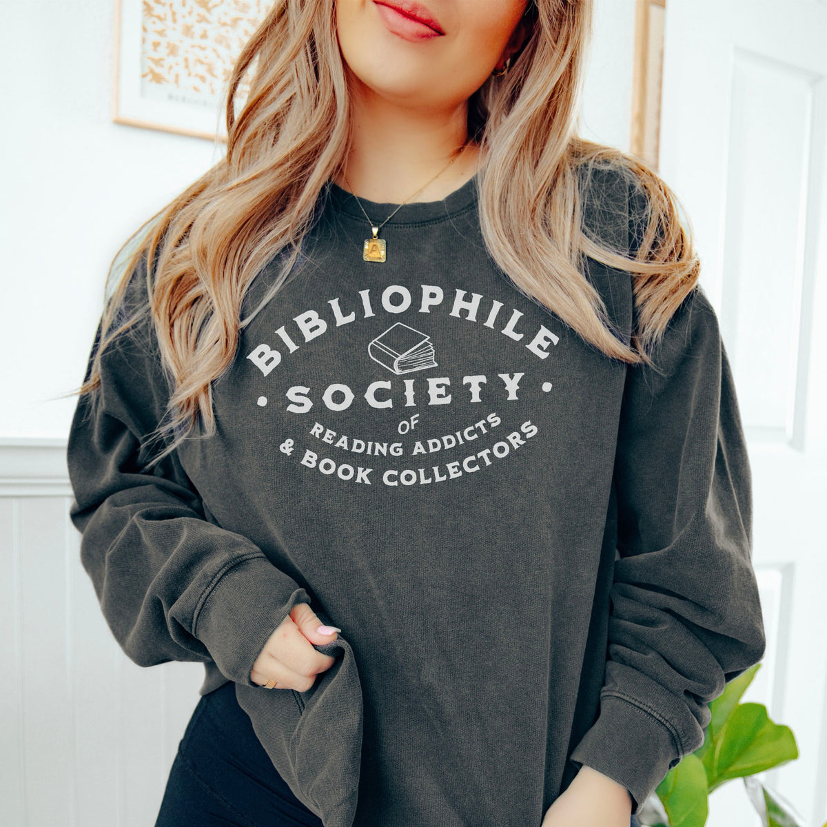 Bibliophile Society Book Lover Sweatshirt