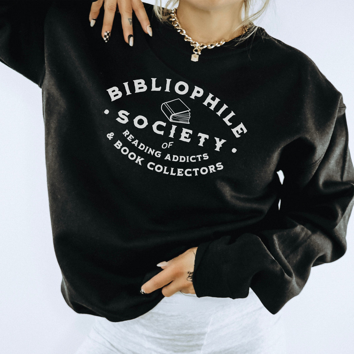 Bibliophile Society Book Lover Sweatshirt