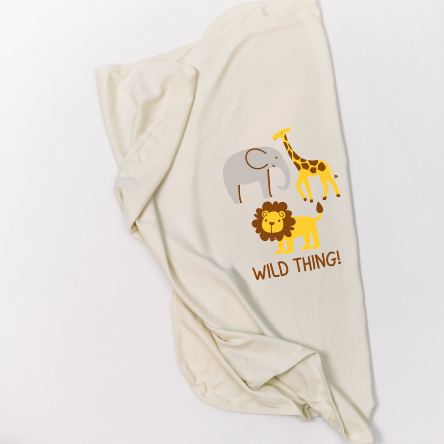 Wild Thing Animal Baby Blanket