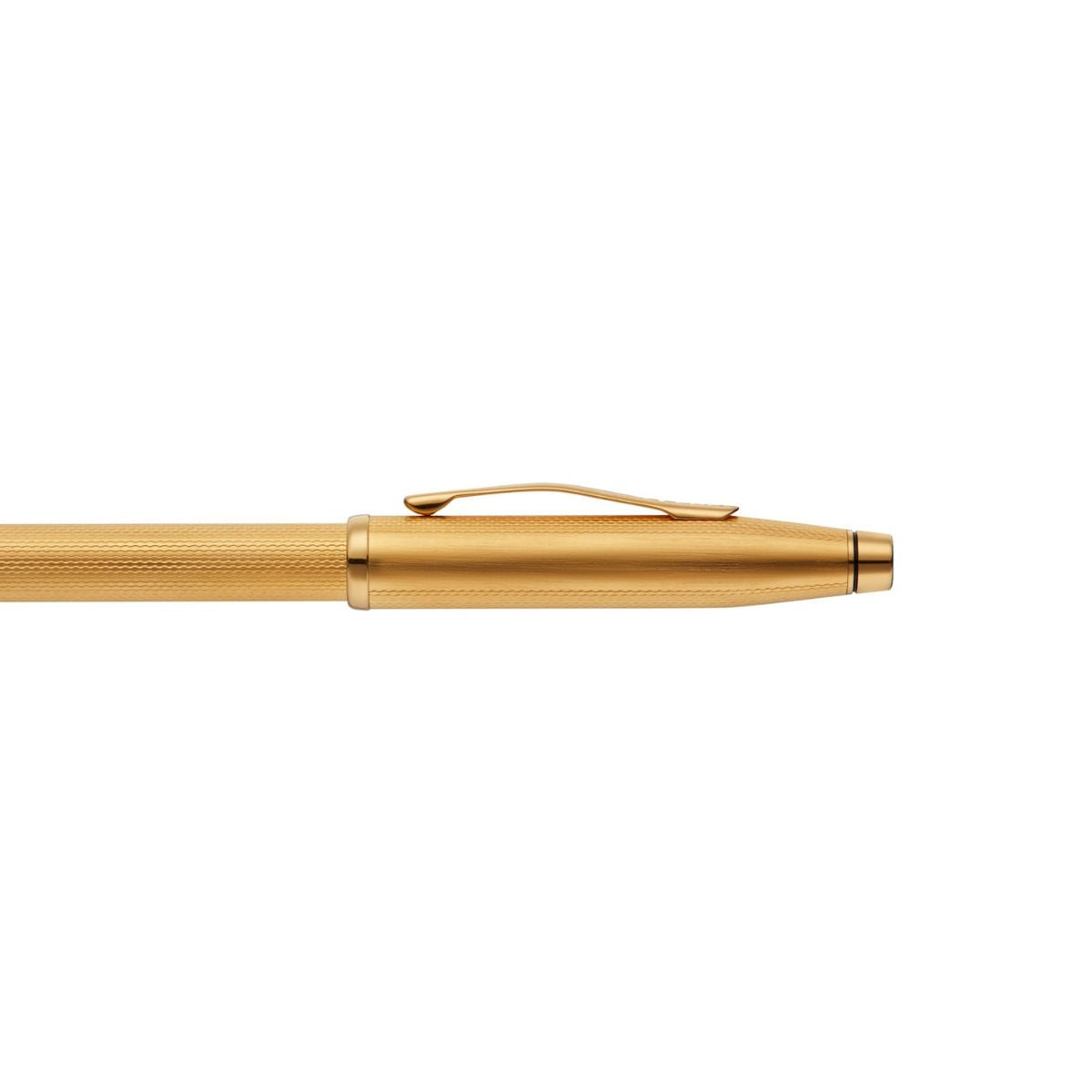 Century® II Polished 23KT Gold-plated Engraved Diamond Pattern Ballpoint Pen