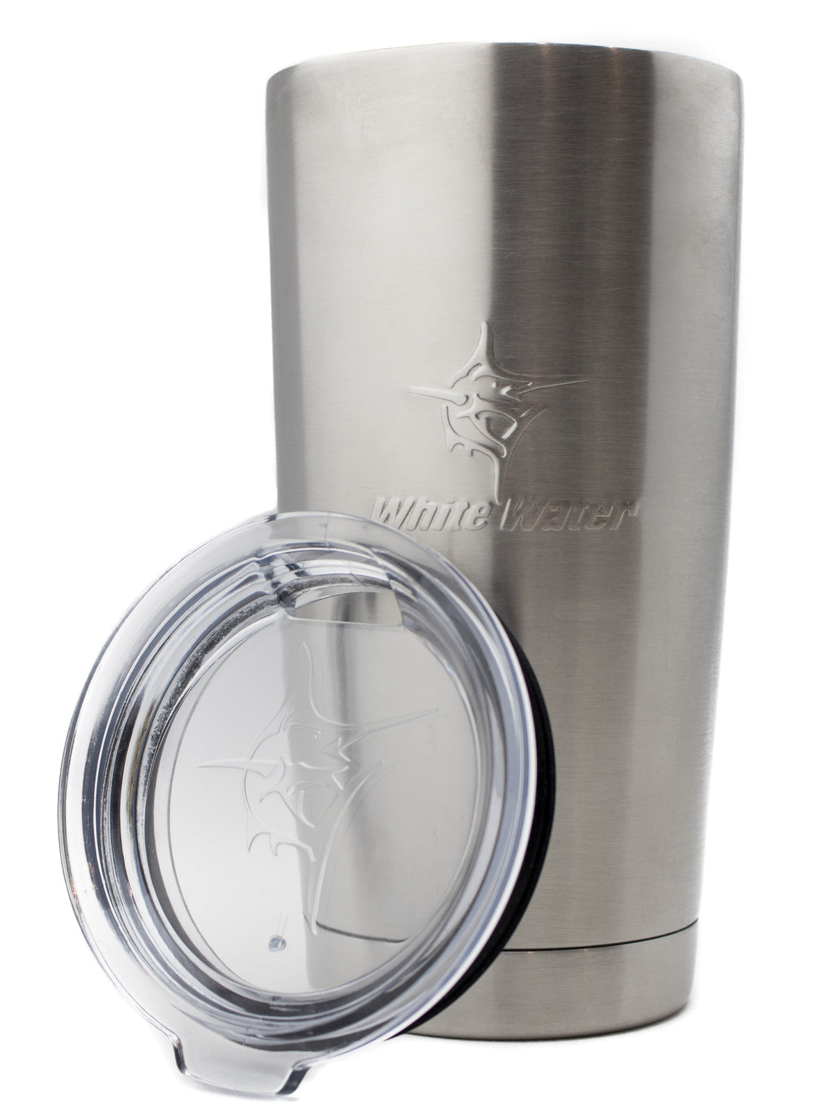 White Water Life 20-ounce tumbler with lid