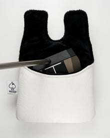 White Out Ace of Spades - Center Shaft Mallet Putter Cover, product image 5