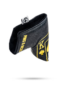 Black/Gold Ace of Spades - Blade Putter Cover, product image 10