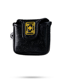 Black/Gold Ace of Spades - Mallet Putter Cover, product image 7