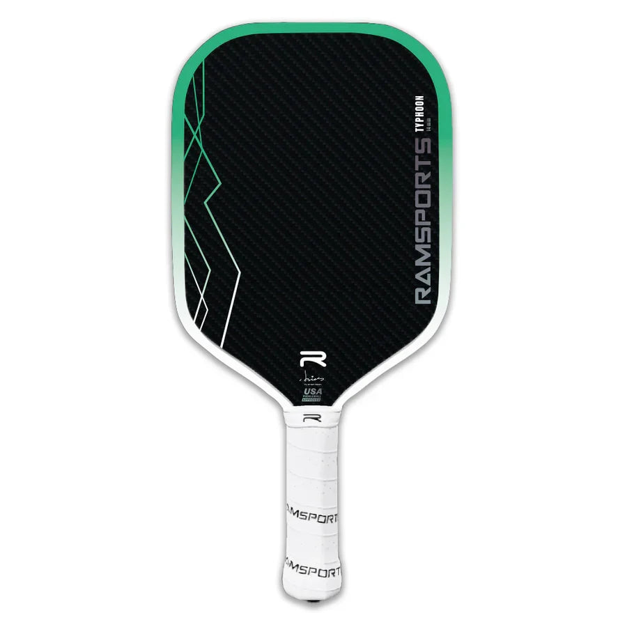 Ramsports Typhoon Precision Power (Hsieh Yu Chieh Edition | Green w/ cover pickleball accessory, supplier image 1