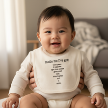 Inside Me Poem Baby Bib