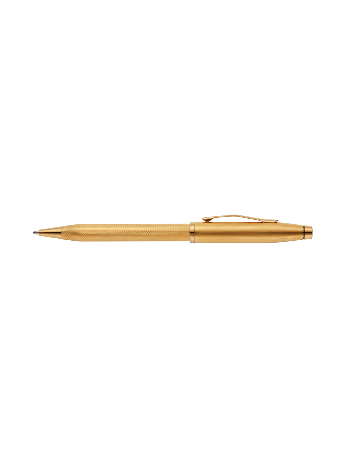 Century® II Polished 23KT Gold-plated Engraved Diamond Pattern Ballpoint Pen