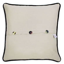 Buffalo Hand-Embroidered Pillow by CatStudio