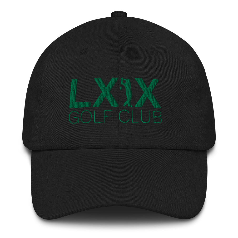 Swinger Logo Dad Hat - Kelly Green Logo by LXIX GOLF CLUB